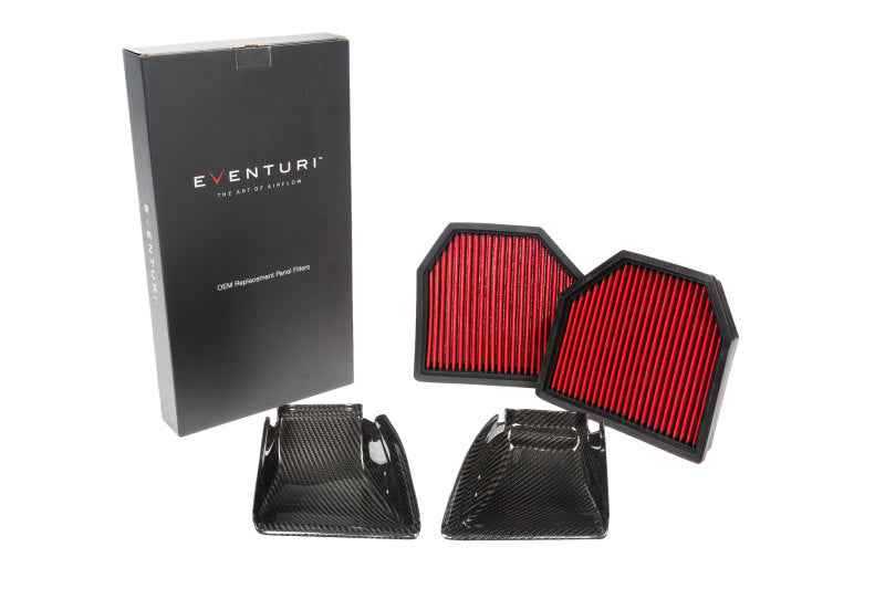 Eventuri BMW F8X M2C/M3/M4 - Panel Filter Pair - For Factory Intake Only EVE-F8XM-PF