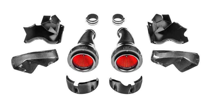 Eventuri BMW F90 M5 - Black Carbon Intake with Shroud Set EVE-F9XM5M8-CF-INT