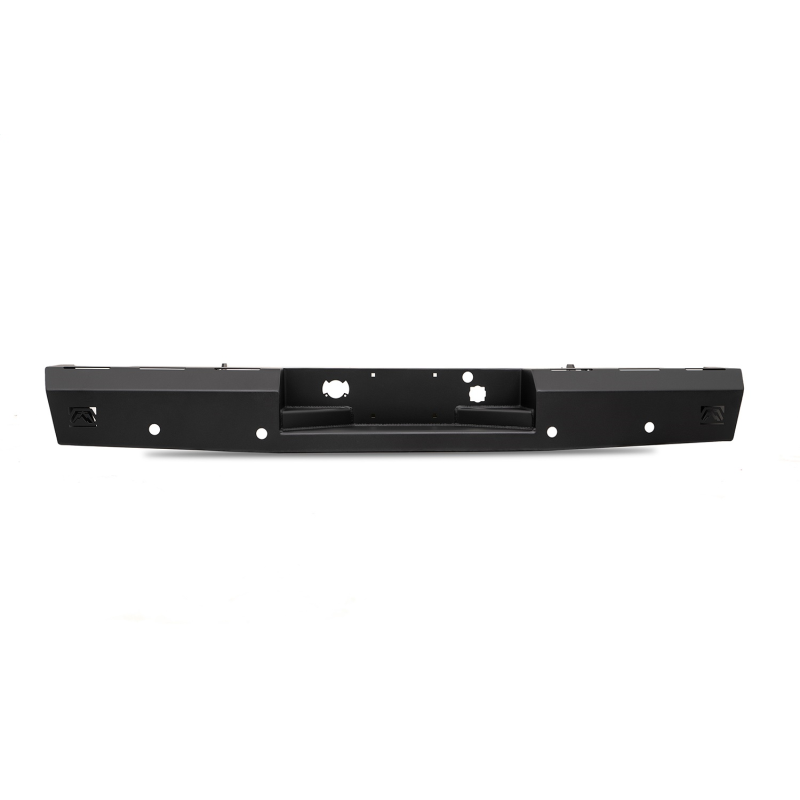 Fab Fours Red Steel Rear Bumper Model FF09-RT1750-1