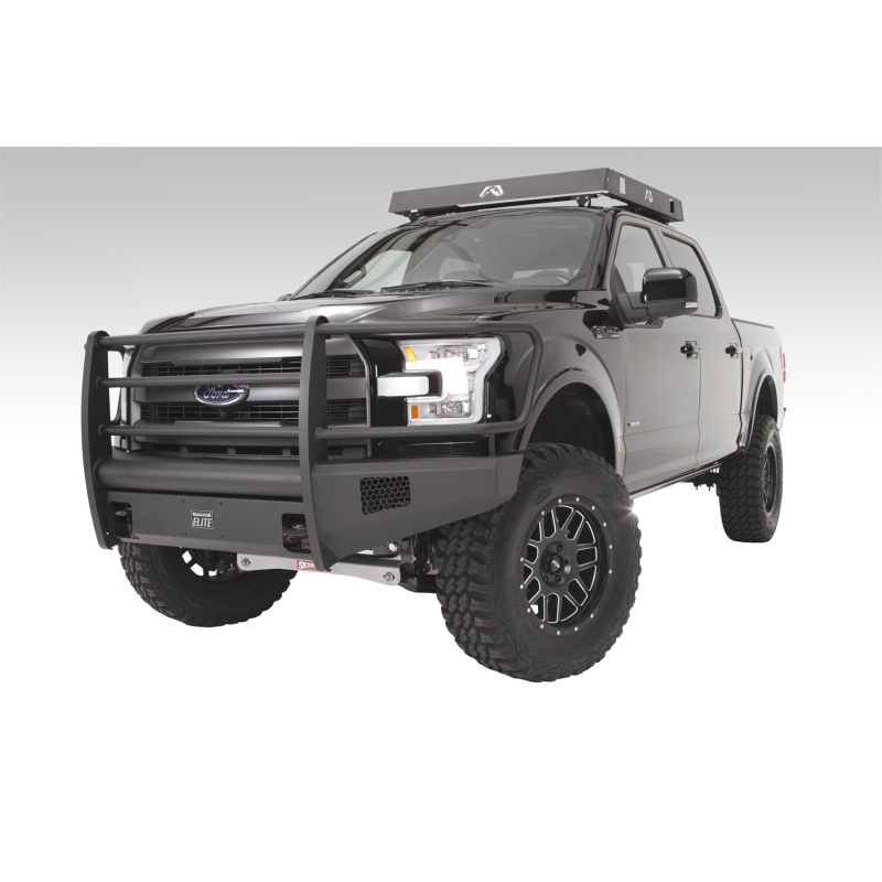 Fab Fours Elite Front Bumper w/ Grille Guard w/ Full Guard Model FF15-R3250-1