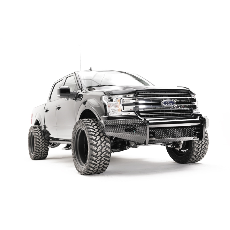 Fab Fours Black Steel Front Bumper Model FF18-K4561-1