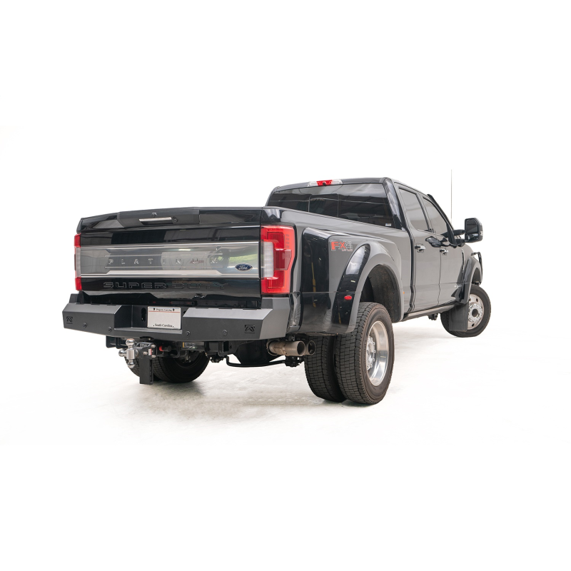 Fab Fours Red Steel Rear Bumper Model FS17-RT4150-1