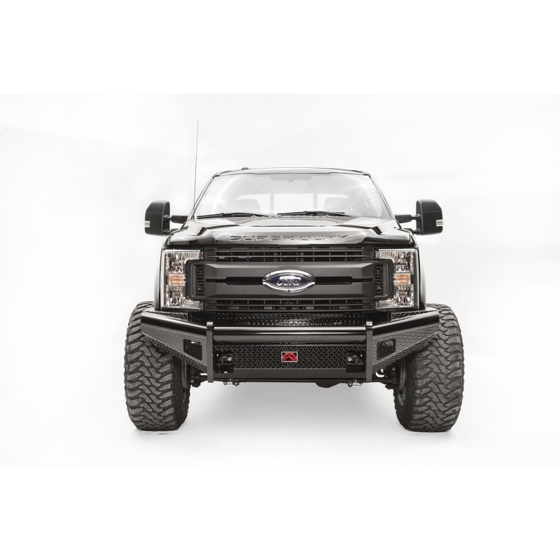 Fab Fours Black Steel Front Ranch Bumper Model FS17-S4161-1