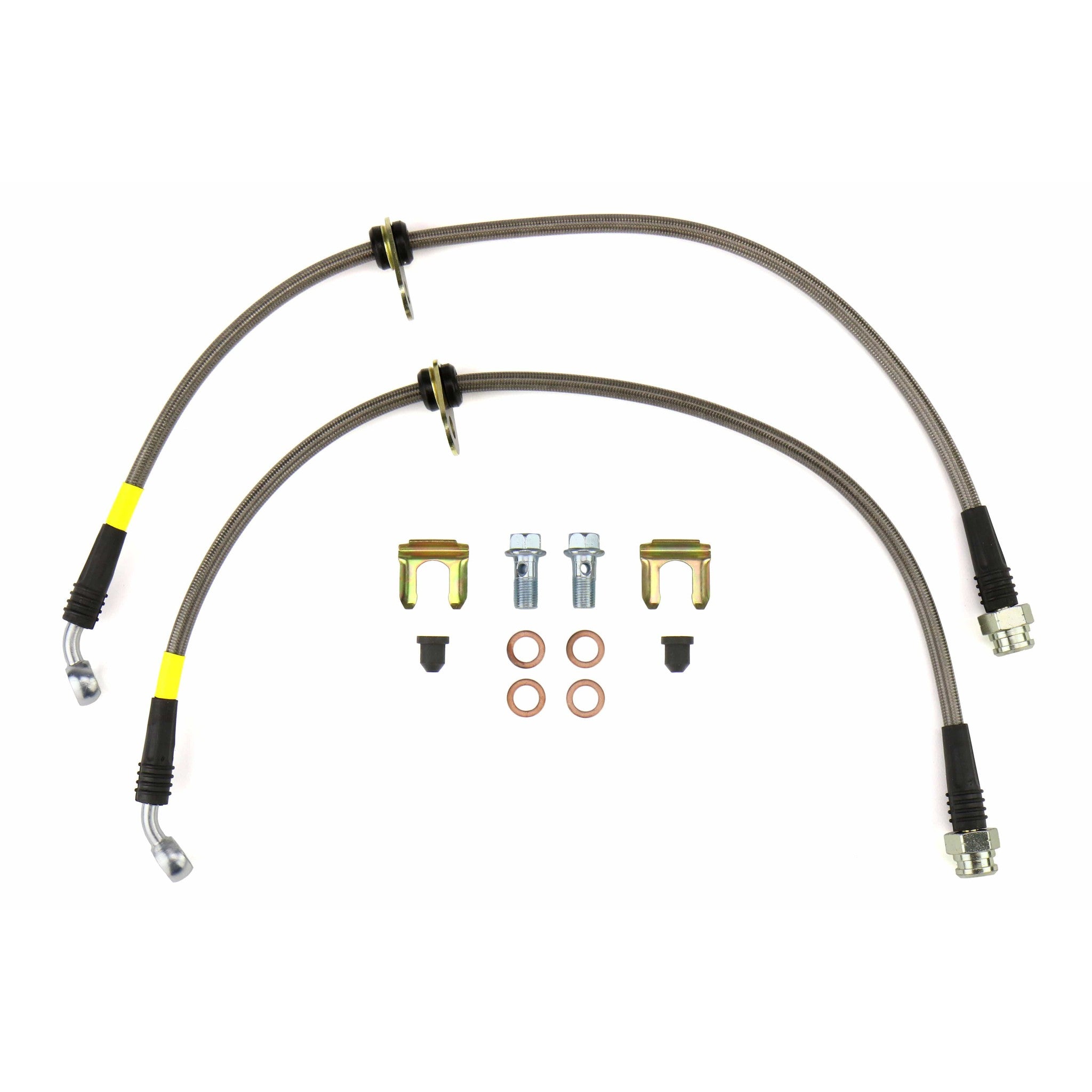 FactionFab Front Stainless Steel Brake Lines Subaru STI 2004-2007 / WRX 2006-2007