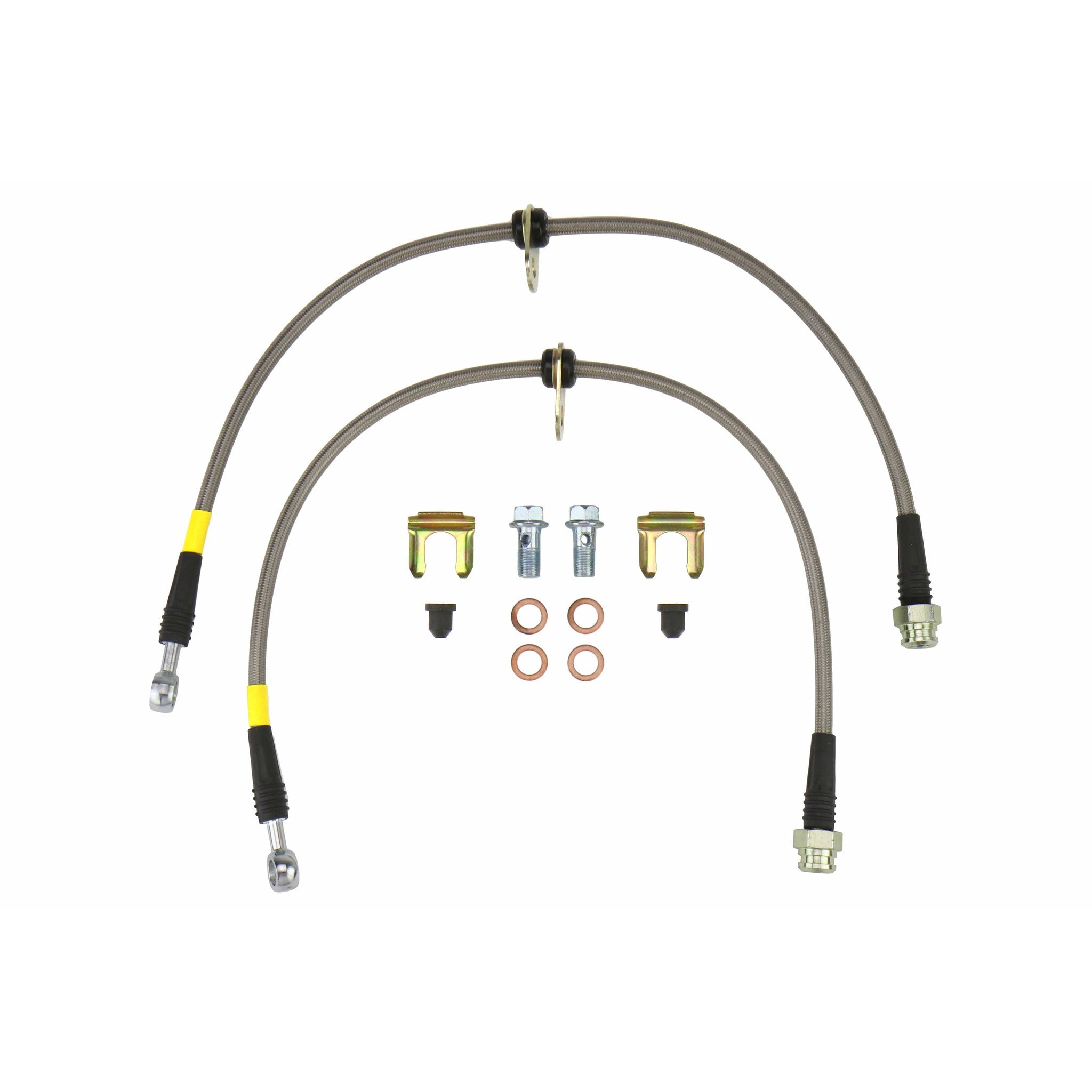 FactionFab Rear Stainless Steel Brake Lines STI 2008-2017 / BRZ 2013-2018