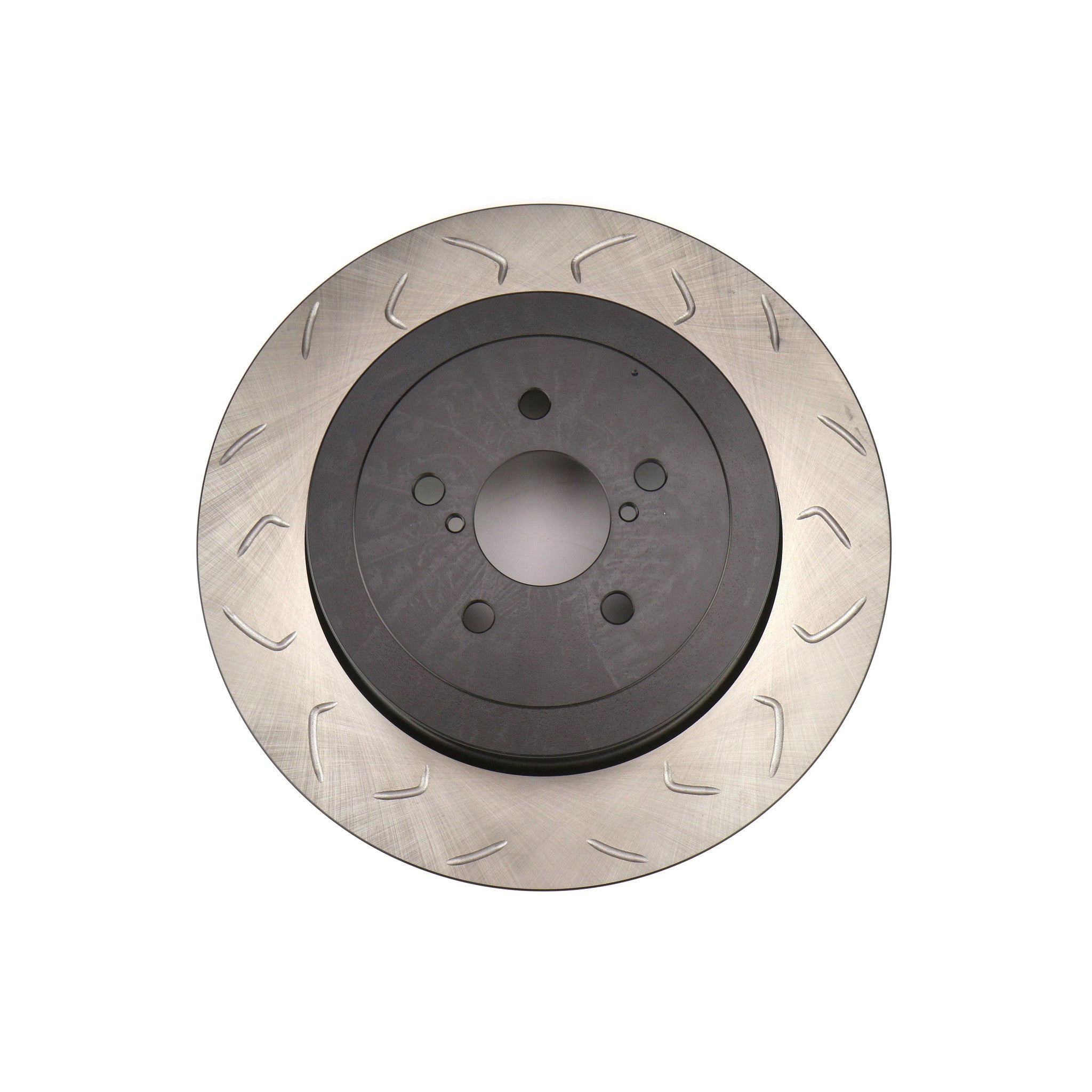 FactionFab Slotted Rear Brake Rotor Subaru STI 2004