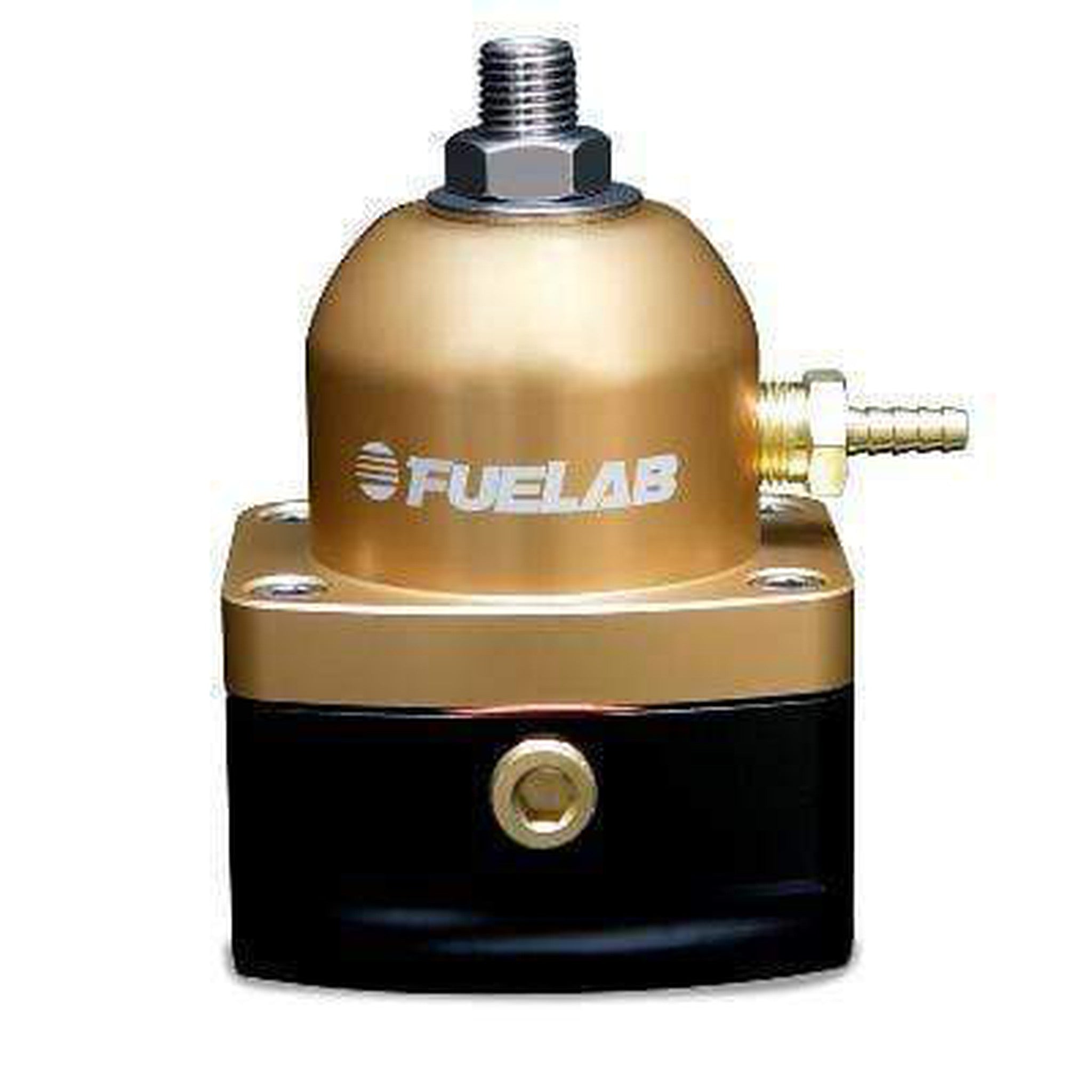 Fuelab 51501 Series Adjustable Fuel Pressure Regulator; EFI Gold | 51501-2