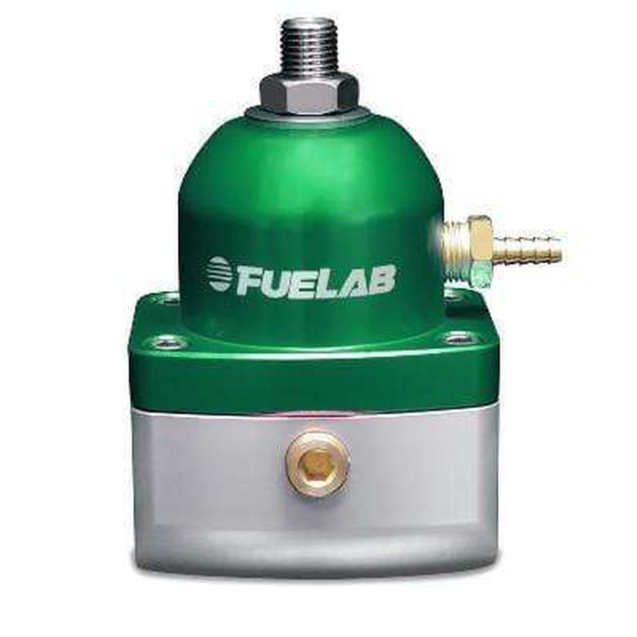 Fuelab 51501 Series Adjustable Fuel Pressure Regulator; EFI Green | 51501-5