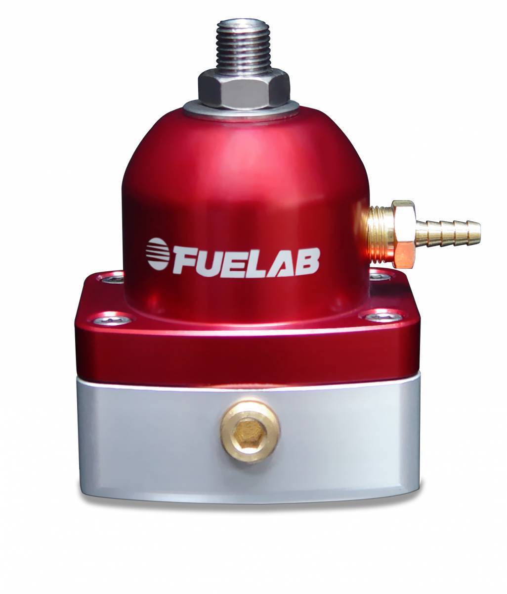 Fuelab 51502 Series Adjustable Fuel Pressure Regulator; EFI Red | 51502-2