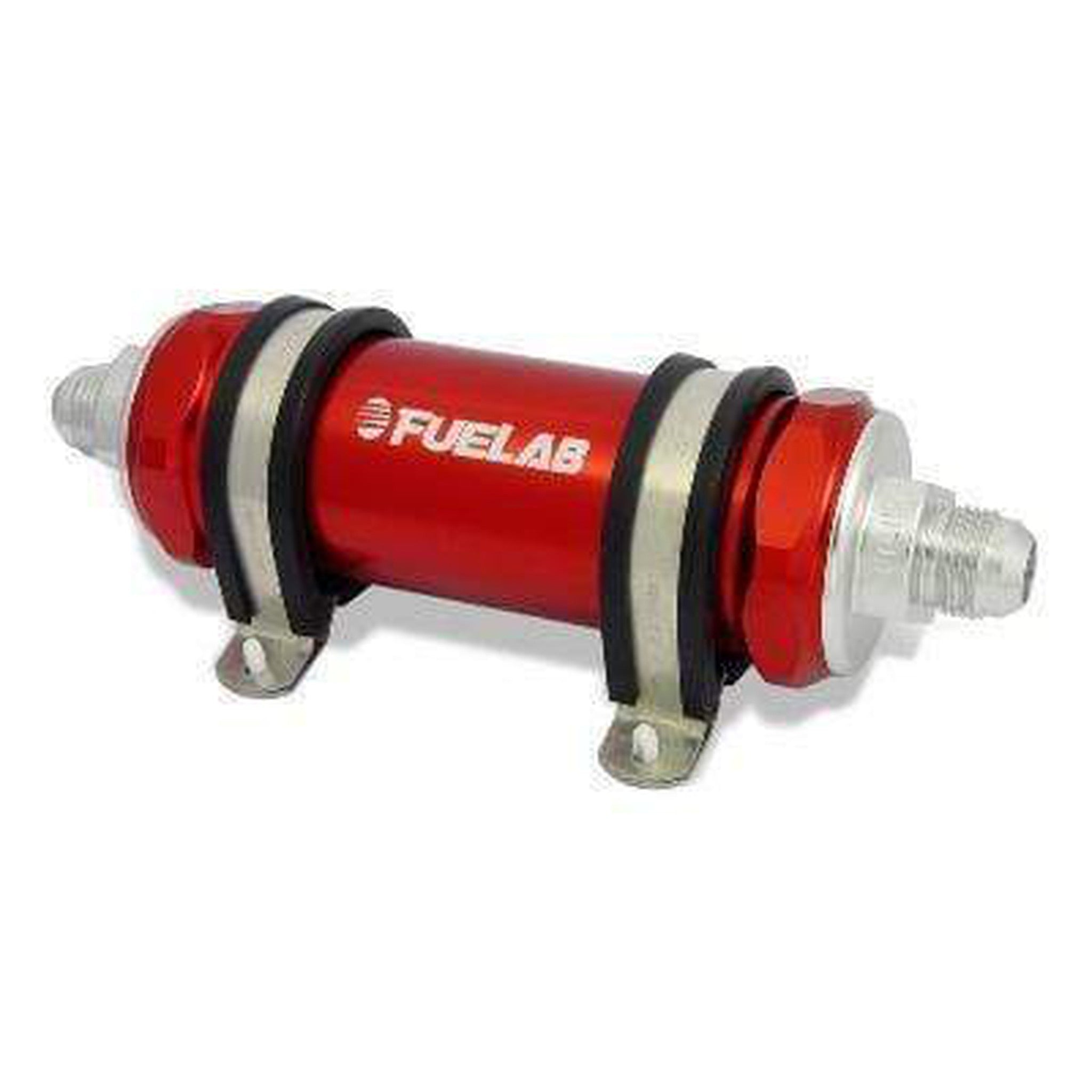 Fuelab 82832 In-Line Fuelab Fuel Filter Red | 82832-4