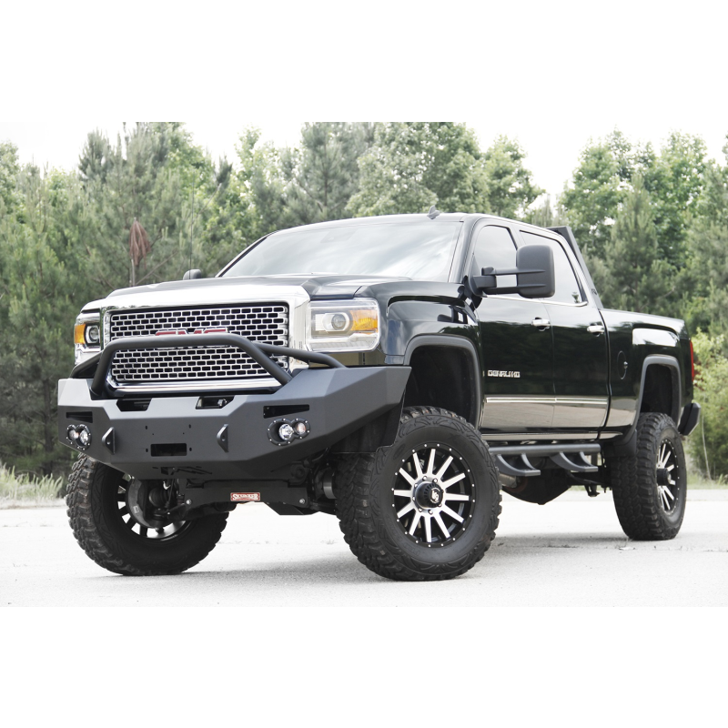 Fab Fours Premium Heavy Duty Winch Front Bumper w/ Pre Runner Guard Model GM14-A3152-1