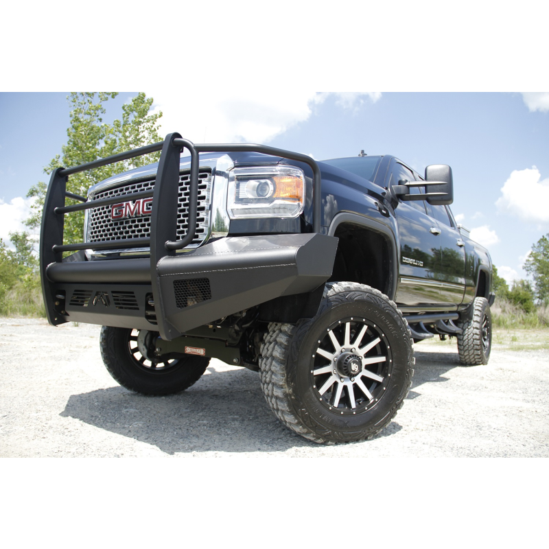 Fab Fours Elite Front Ranch Bumper w/ Grille Guard Model GM14-Q3160-1