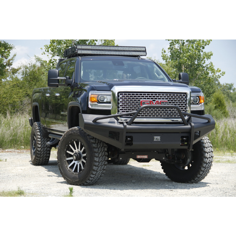 Fab Fours Elite Front Ranch Bumper w/ Pre Runner Guard Model GM14-Q3162-1