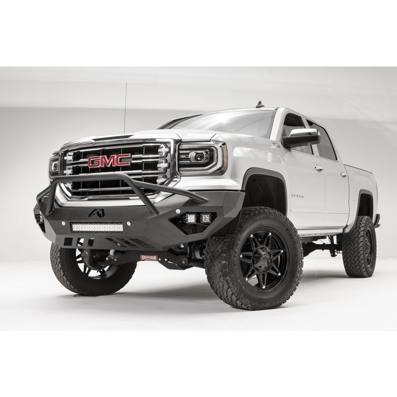 Fab Fours Vengeance Front Bumper w/ Pre Runner Guard Model GS16-D3952-1