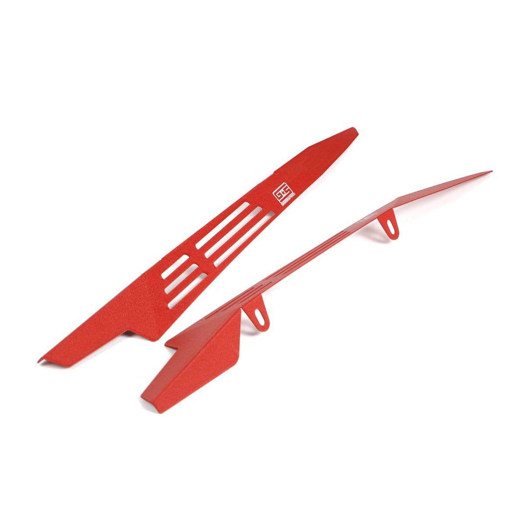 GrimmSpeed Red Fender Shrouds Subaru WRX / STI 2008-2014 | 096059