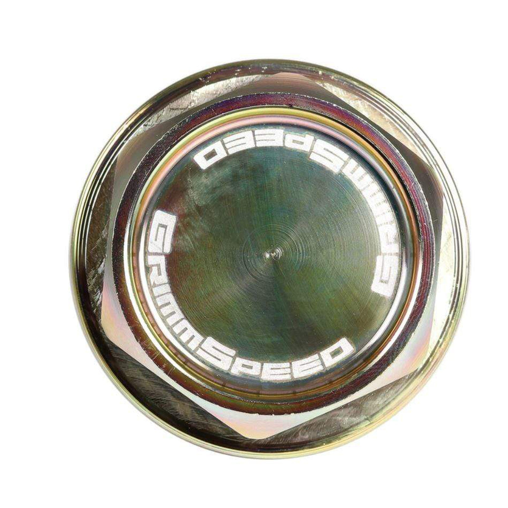 Grimmspeed Yellow Zinc "THE BOLT" Oil Cap Subaru Models 1989-2021 | 120014Y