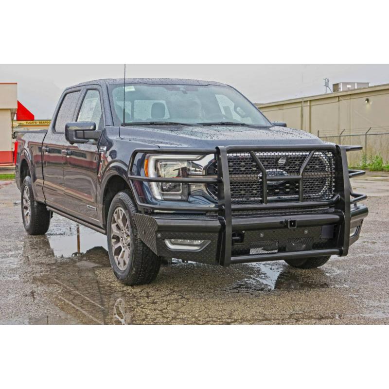 Steelcraft Heavy Duty Front Bumper With Grille Guard 2021-2023 Ford F-150 Model HD11430RCC