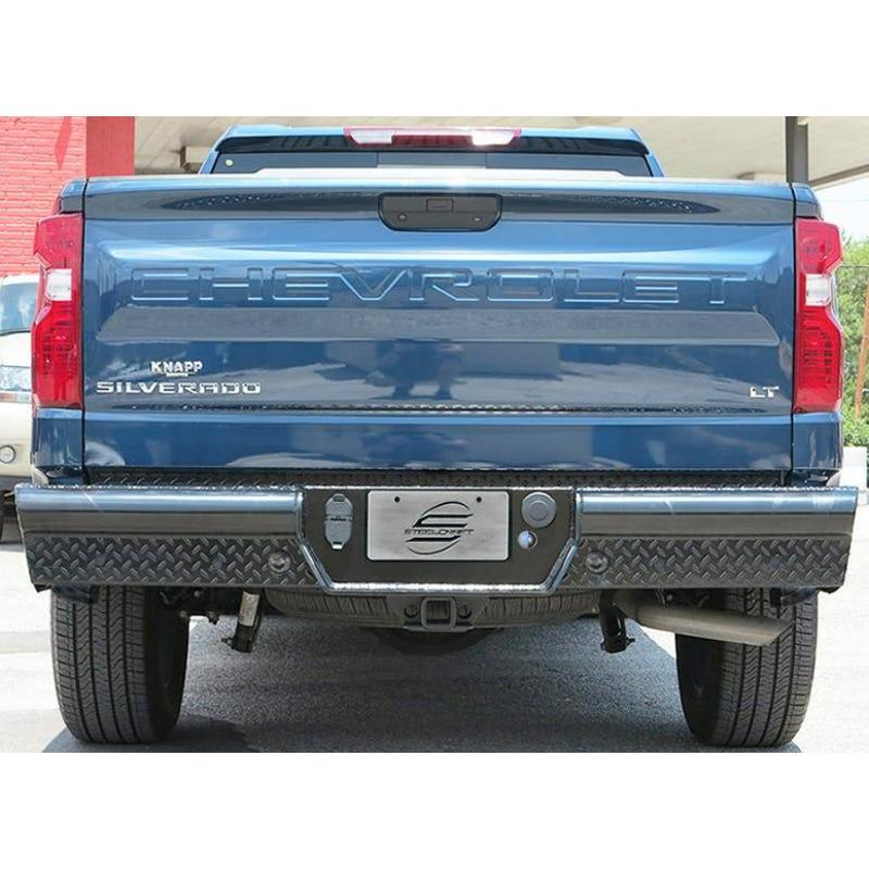Steelcraft Heavy Duty Rear Bumper 2019-2024 Chevy Silverado/GMC Sierra 1500/ 2020-2023 Chevy Silverado/GMC Sierra 2500-3500 Model HD20490