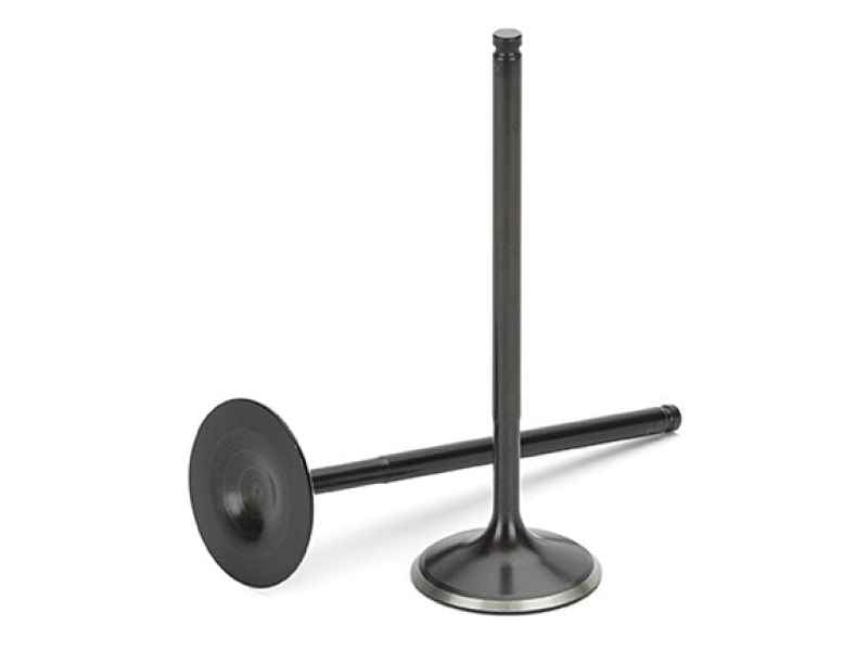 Supertech Honda D16Z6 Black Nitrided Exhaust Valve - +0.5mm Oversize - Set of 8 HEVN-1002-8