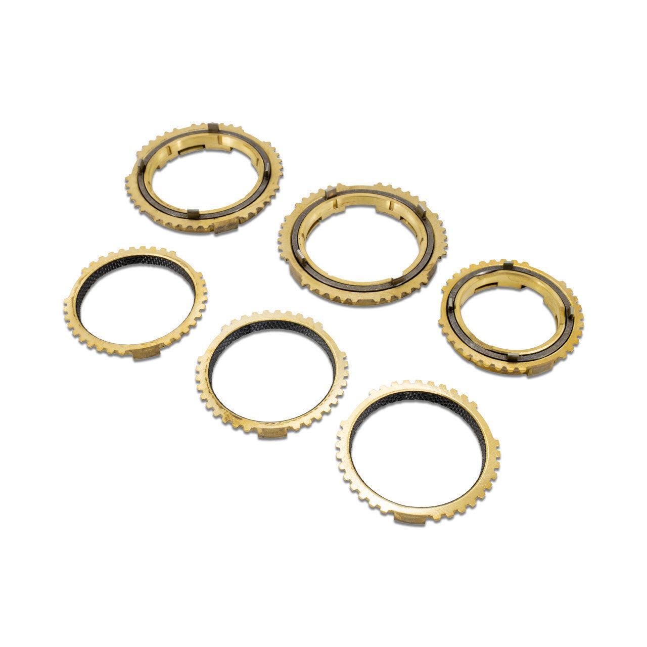 IAG 1st - 6th Carbon Synchro Set Subaru STI 04-06 / Legacy GT Spec B 6-Speed 07-09 | IAG-DRV-1046