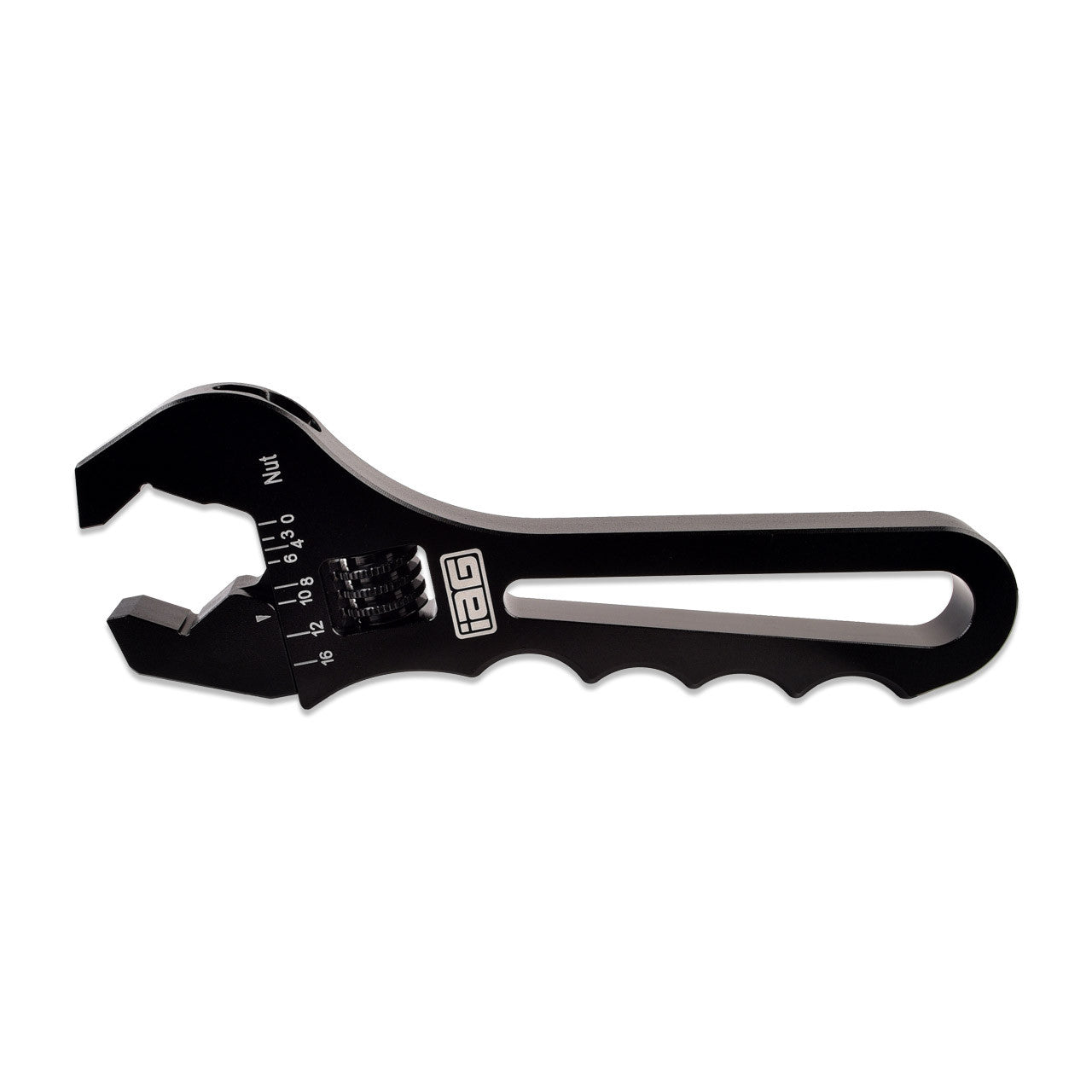 IAG Aluminum Adjustable AN Wrench for 3AN - 16AN Fittings | IAG-TLS-0001BK