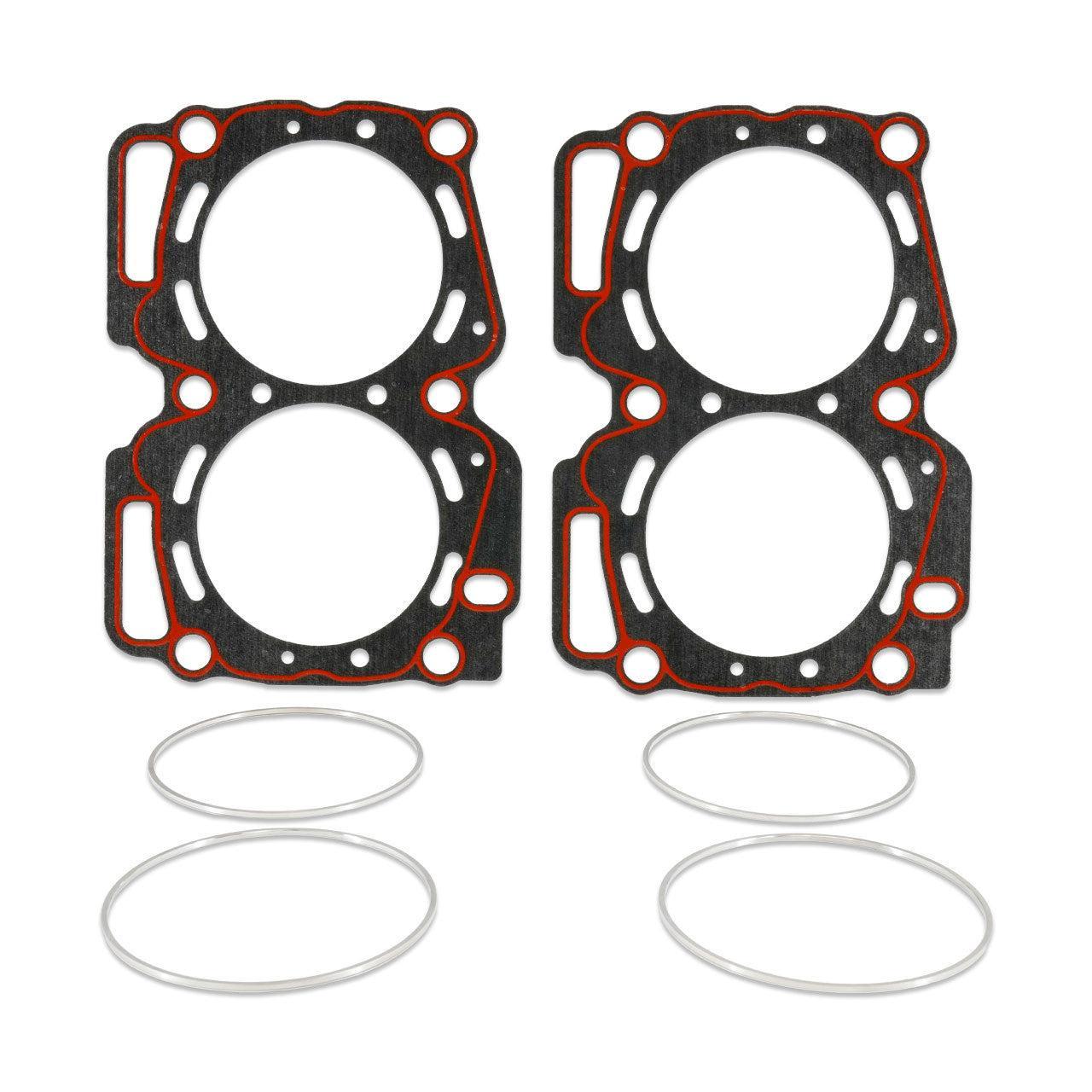 IAG Fire-Lock 2.5L Subaru Head Gaskets (1 Pair w/ Fire-Lock Rings) for EJ25 / EJ257, 100mm, .051", for 14mm Head Studs