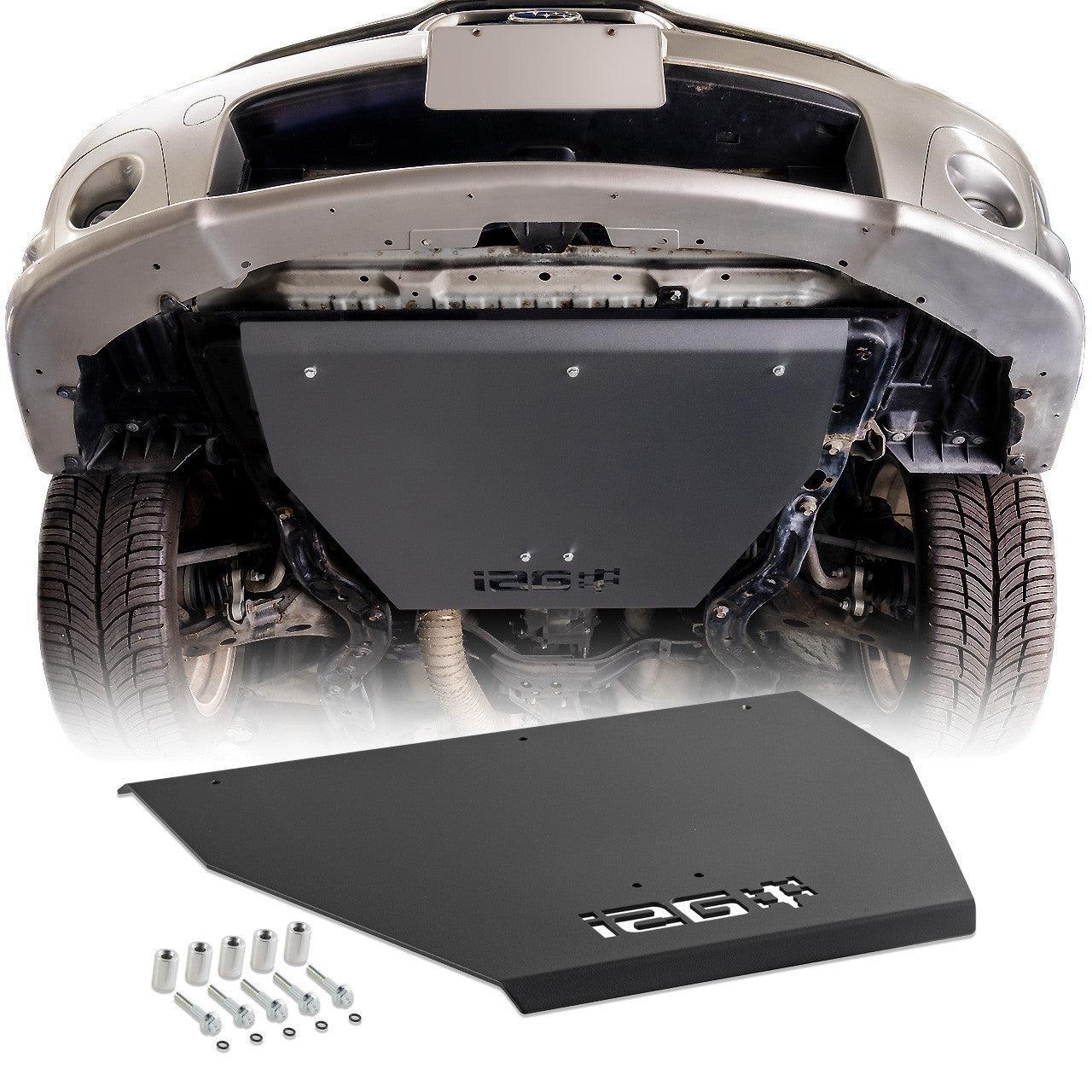 IAG Rally X Skid Plate Black Powder Coat WRX / STI 02-07 | IAG-BDY-1100BK