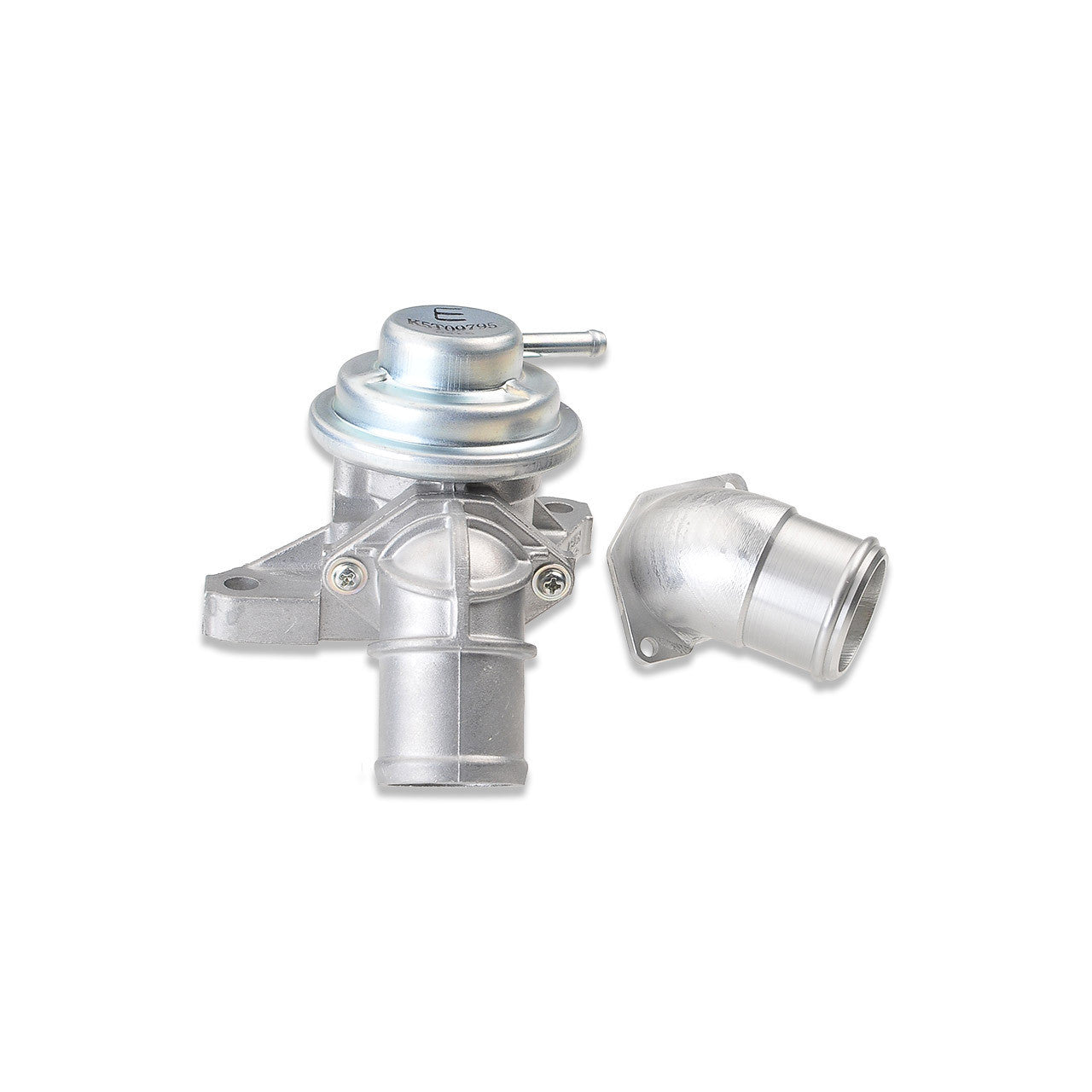 IAG Replacement Blow Off Valve Elbow Silver Finish WRX 02-07 / STI 04-21 | IAG-ENG-5012SL