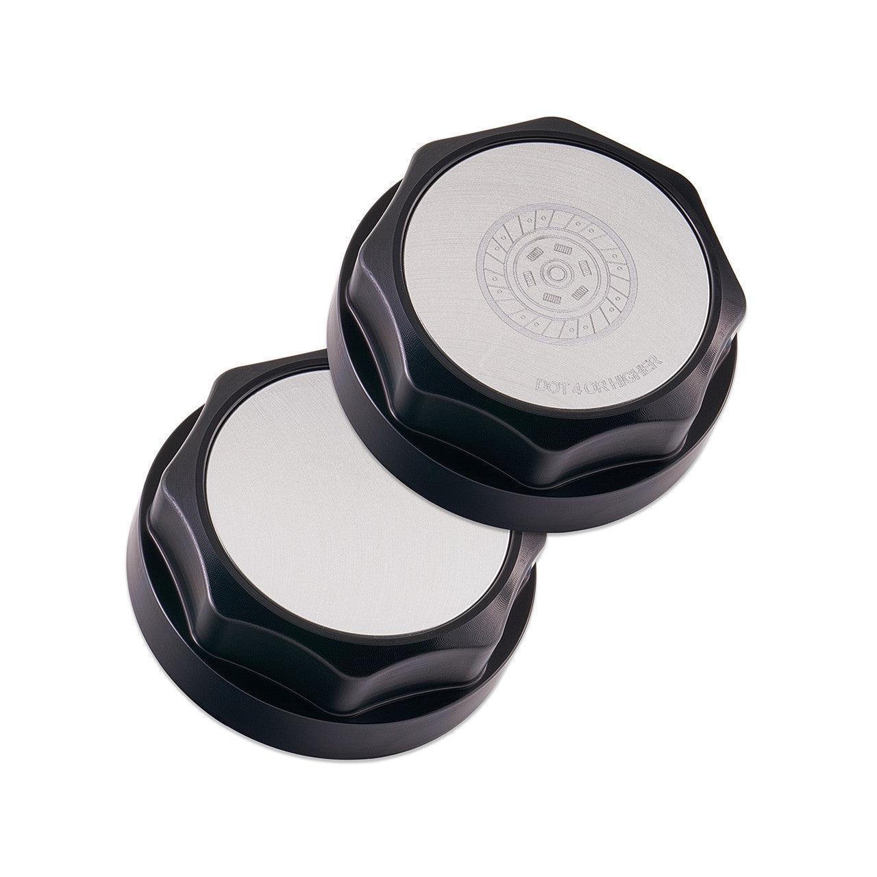 IAG Revolve Clutch Fluid Reservoir Cap w/ Anodized Color Accent Silver Subaru BRZ 2013-2025 | IAG-ACC-5313BKSL