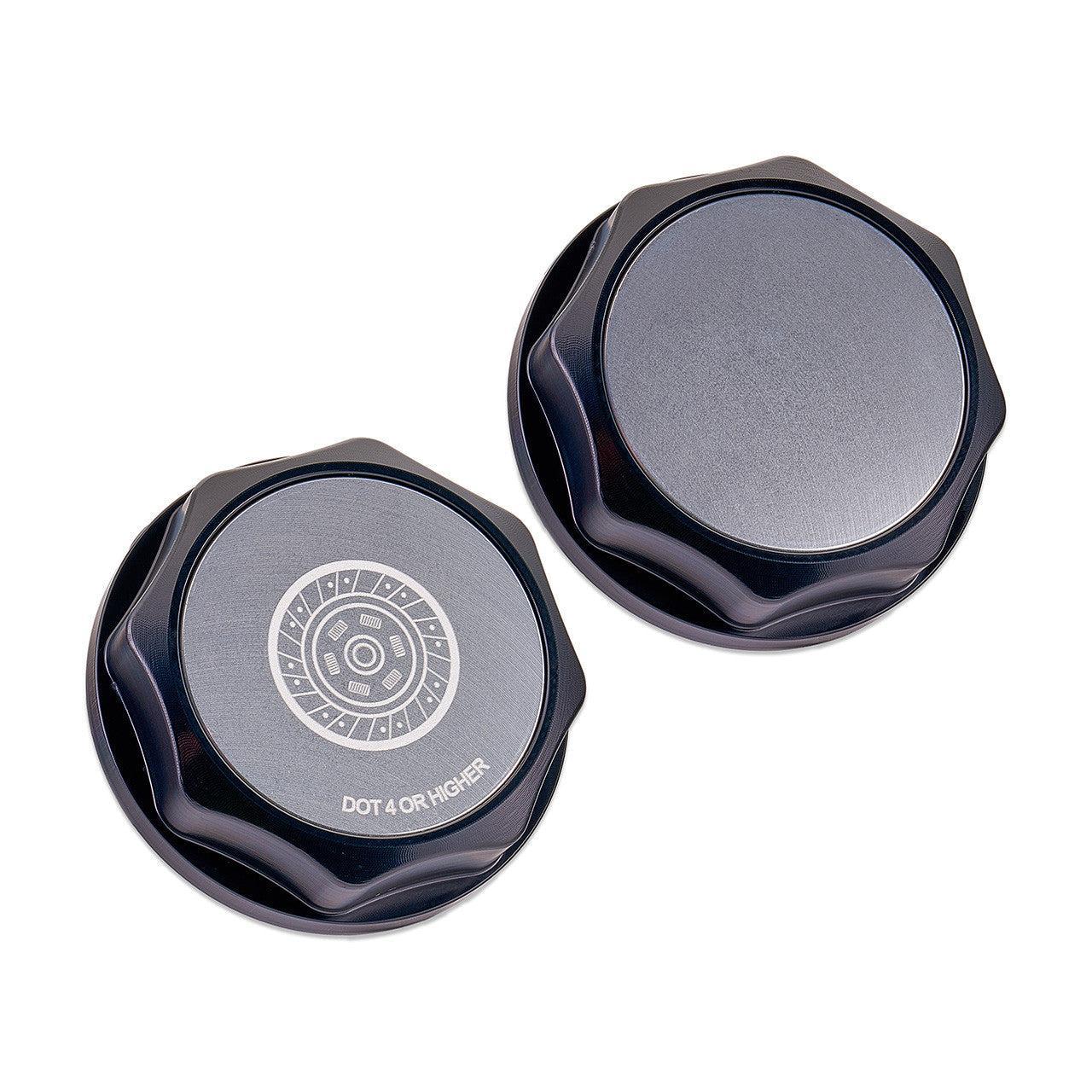 IAG Revolve Clutch Fluid Reservoir Cap w/ Anodized Color Accent Silver WRX 02-14 / STI 04-14 |