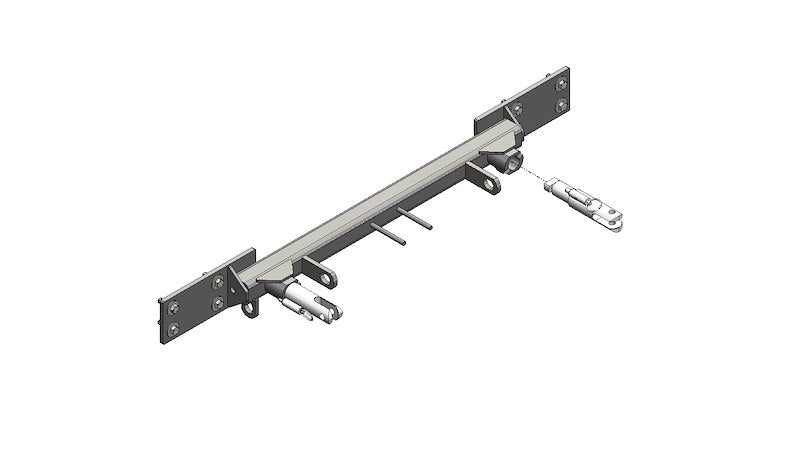 Blue Ox BX1989 Base Plate for Dodge Ram 2500-3500 BX1989