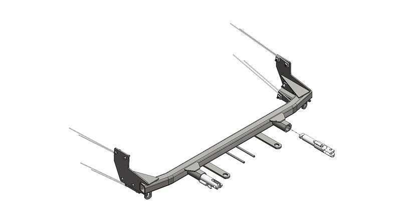 Blue Ox BX2657 Base Plate for Easy Ford Edge Towing BX2657