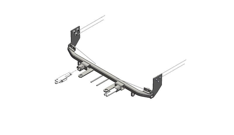 Blue Ox BX1703 Base Plate for Chevy Sonic Turbo BX1703