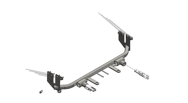 Blue Ox BX2262 Base Plate for Honda HR-V Compatibility BX2262