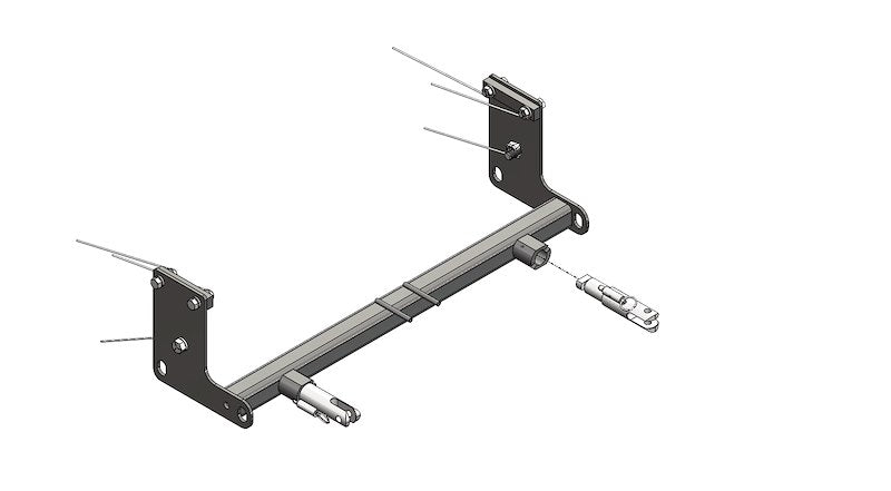 Blue Ox BX1134 Base Plate for Jeep Wrangler Durability BX1134