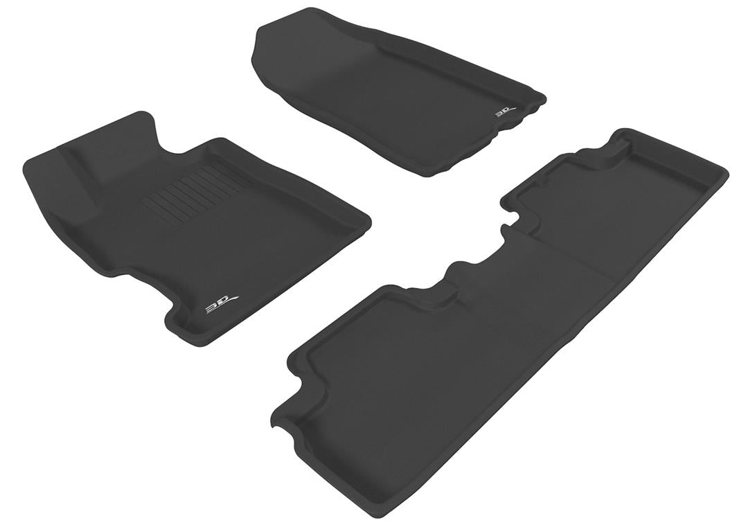 L1HD03601509 3D Maxpider 3D Kagu Floor Mat 2 Row Set Black A3DHD03601509