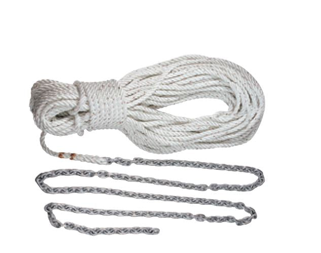 69000335 Lewmar Rode - 15'1/4'G4 300'1/2'Rope W-5/1 LEW69000335