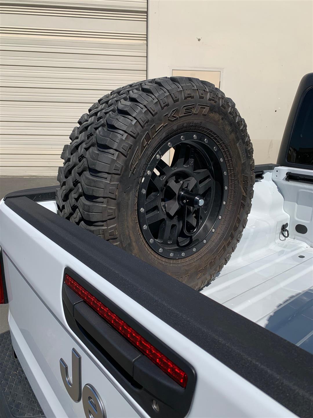 UBM34507-J Wilco Offroa Bed Mounted Tire Carriers WLCUBM34507J