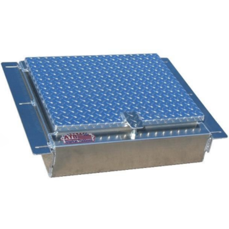 ATB In-Frame 8"H x 18"D x 24"W Single Top Open Lid With Padlock Model A-IB51-81824-T