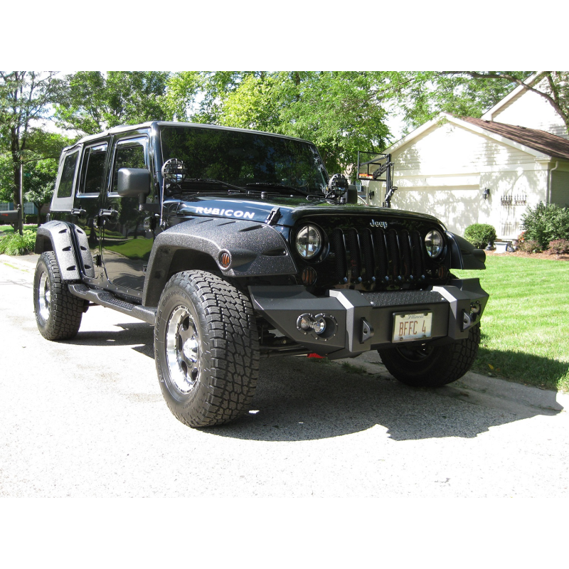 Fab Fours Lifestyle Winch Front Bumper Model JK07-B1851-1