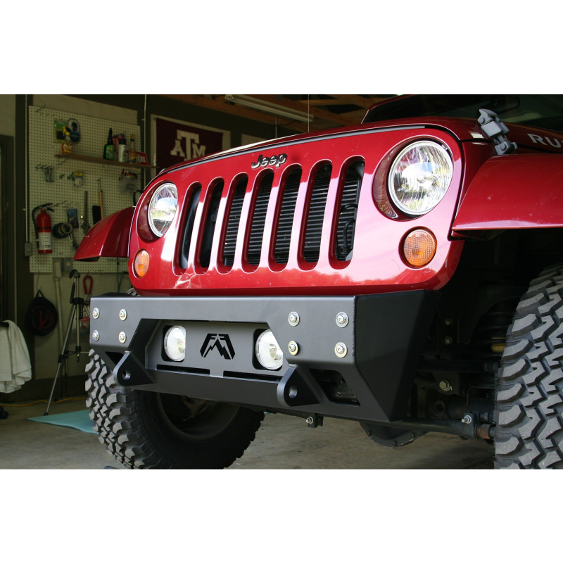 Fab Fours FMJ Stubby Winch Front Bumper Model JK07-B1855-1