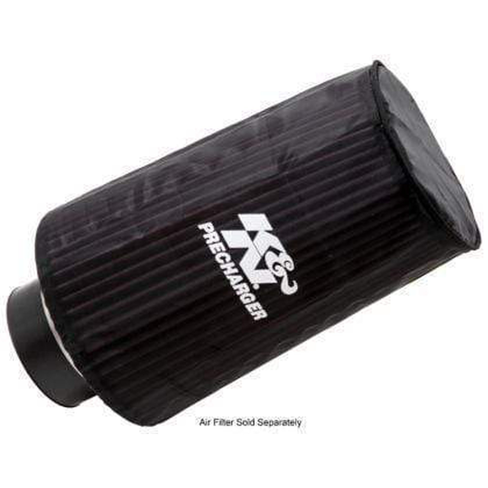 K&N Round Tapered Filter Wrap Black 6in x 4.625in x 9in