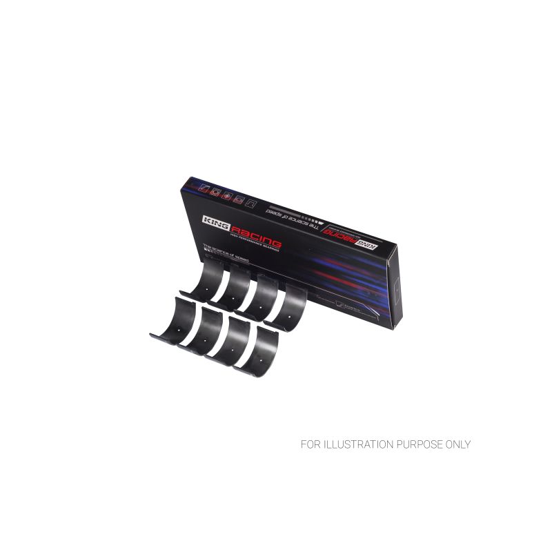 King Engine 6 Bolt Rod Bearings Standard w/ Extra Oil Clearance Mitsubishi 4G63/4G64 6 Bolt 1st Gen DSM | CR4481XPSTDX