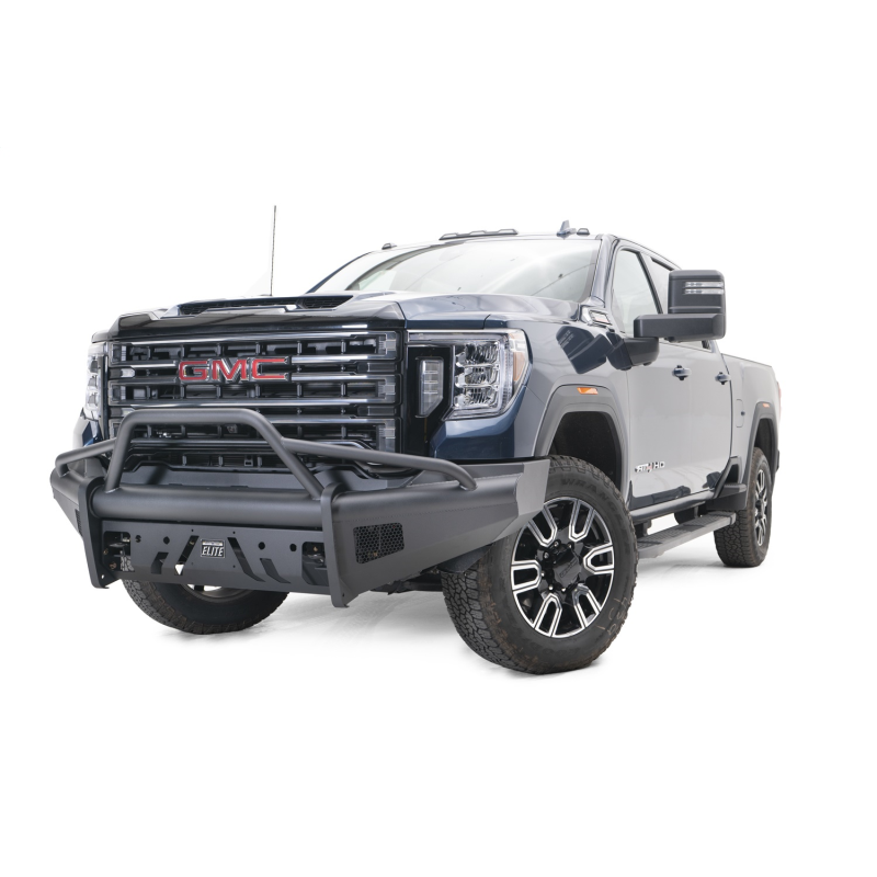 Fab Fours Black Steel Front Bumper w/ Pre Runner Guard Model GM20-Q5062-1