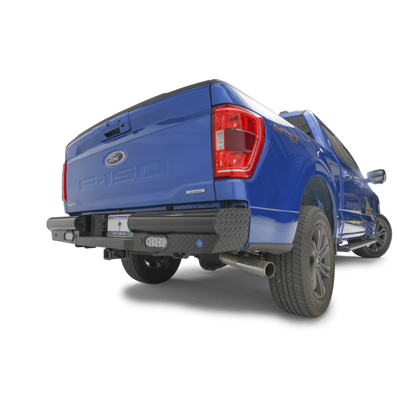 Fab Fours Black Steel Rear Bumper Model FF21-T5050-1