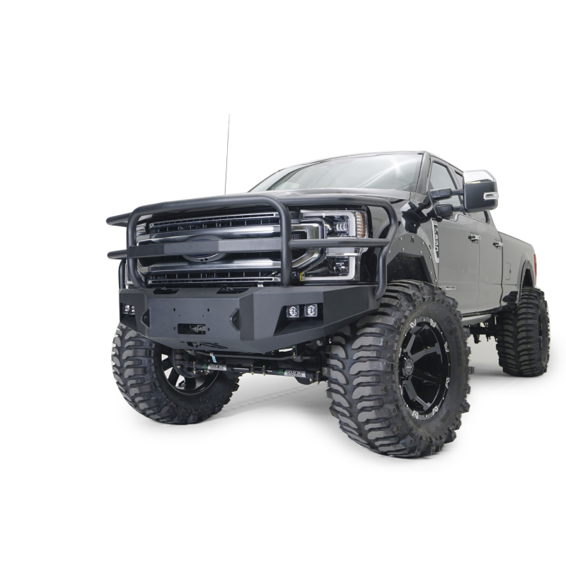 Fab Fours Premium Winch Front Bumper w/ Grille Guard Model FS17-A4160-1
