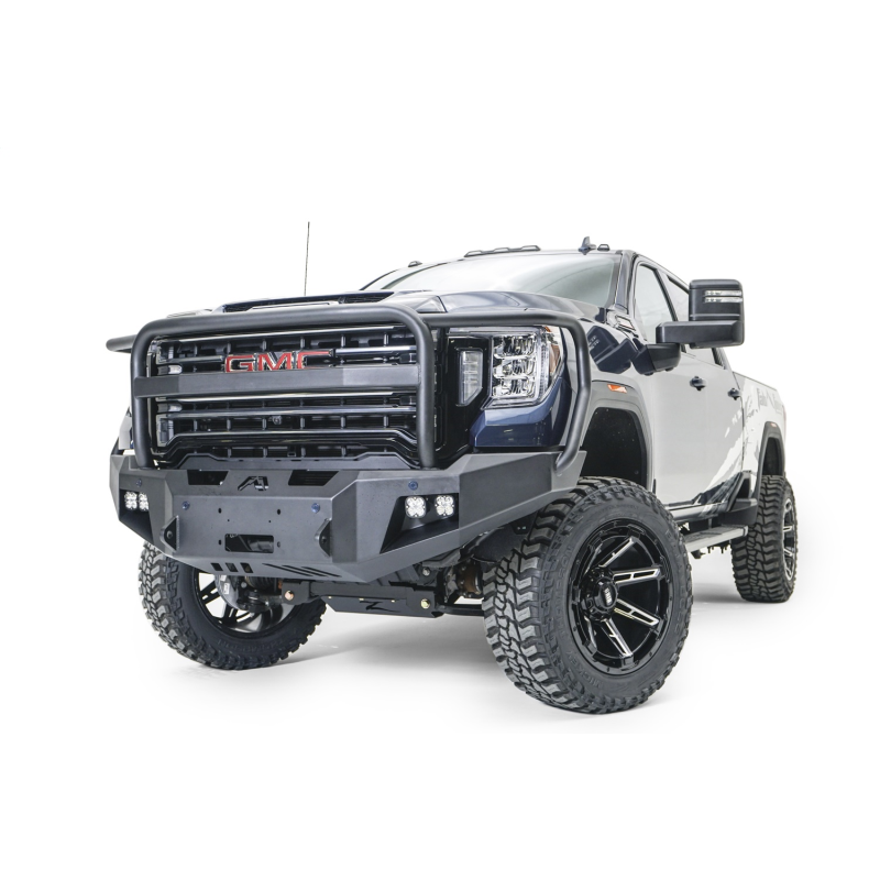Fab Fours Premium Winch Front Bumper w/ Grille Guard Model GM20-A5050-1