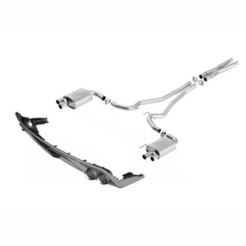Ford Racing 2015 Mustang 5.0L Touring Cat-Back Exhaust System w/ GT350 Tips M-5200-M8TBV