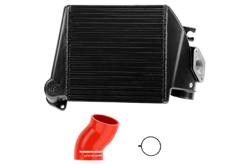 Mishimoto Black Top Mount Intercooler Kit Red Hose Subaru WRX 2008-2014 / Legacy GT 2005-2009 / Forester XT 2009-2013 | MMTMIC-WRX-08BKRD