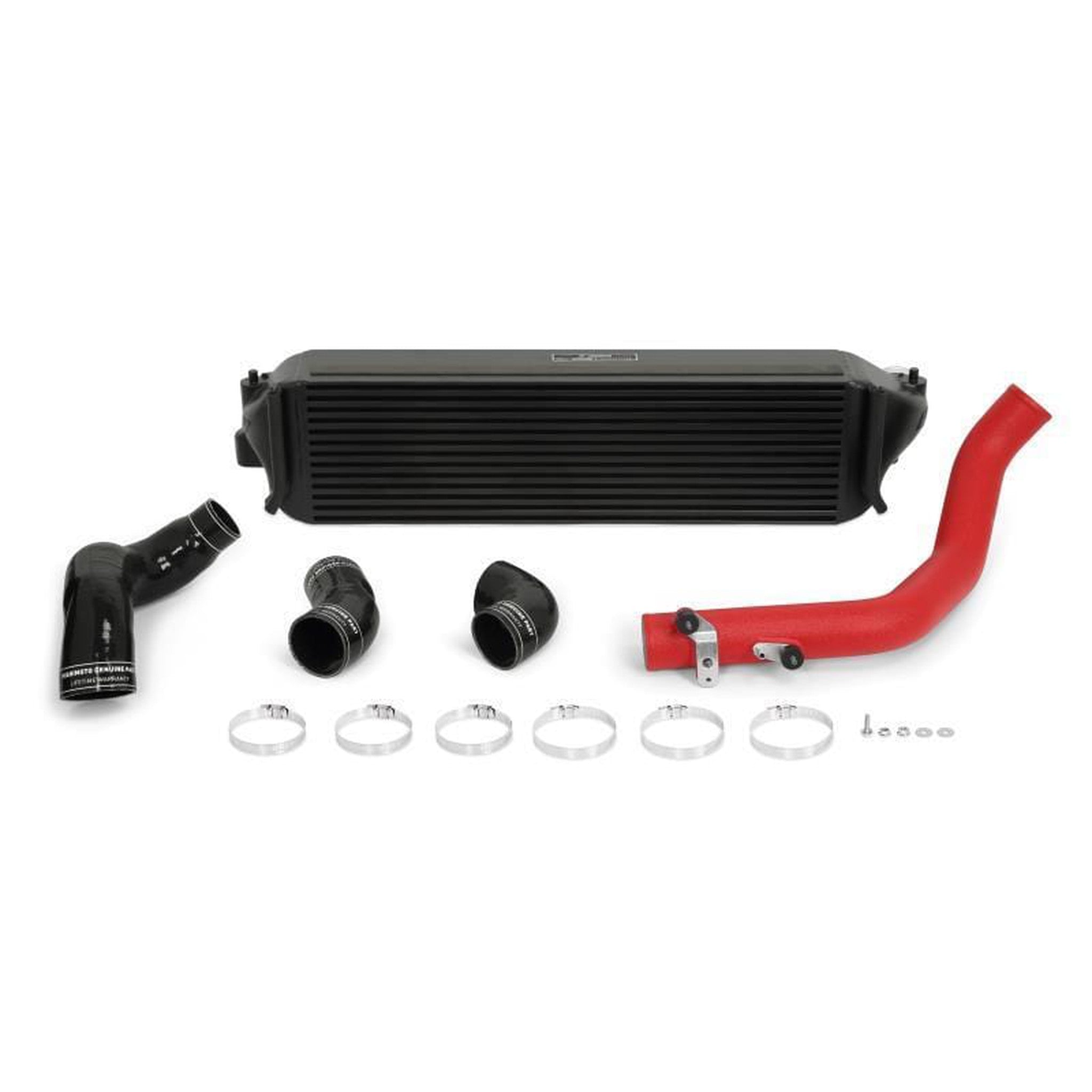 Mishimoto Front Mount Intercooler Kit Black Core Red Pipes Honda Civic Type R 2017+